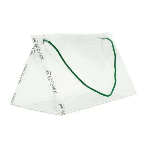 TRIANGULAR TRANSPARENTE DESECHABLE