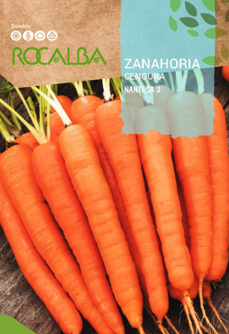 Semilla zanahoria nantesa | Romera soluciones naturales